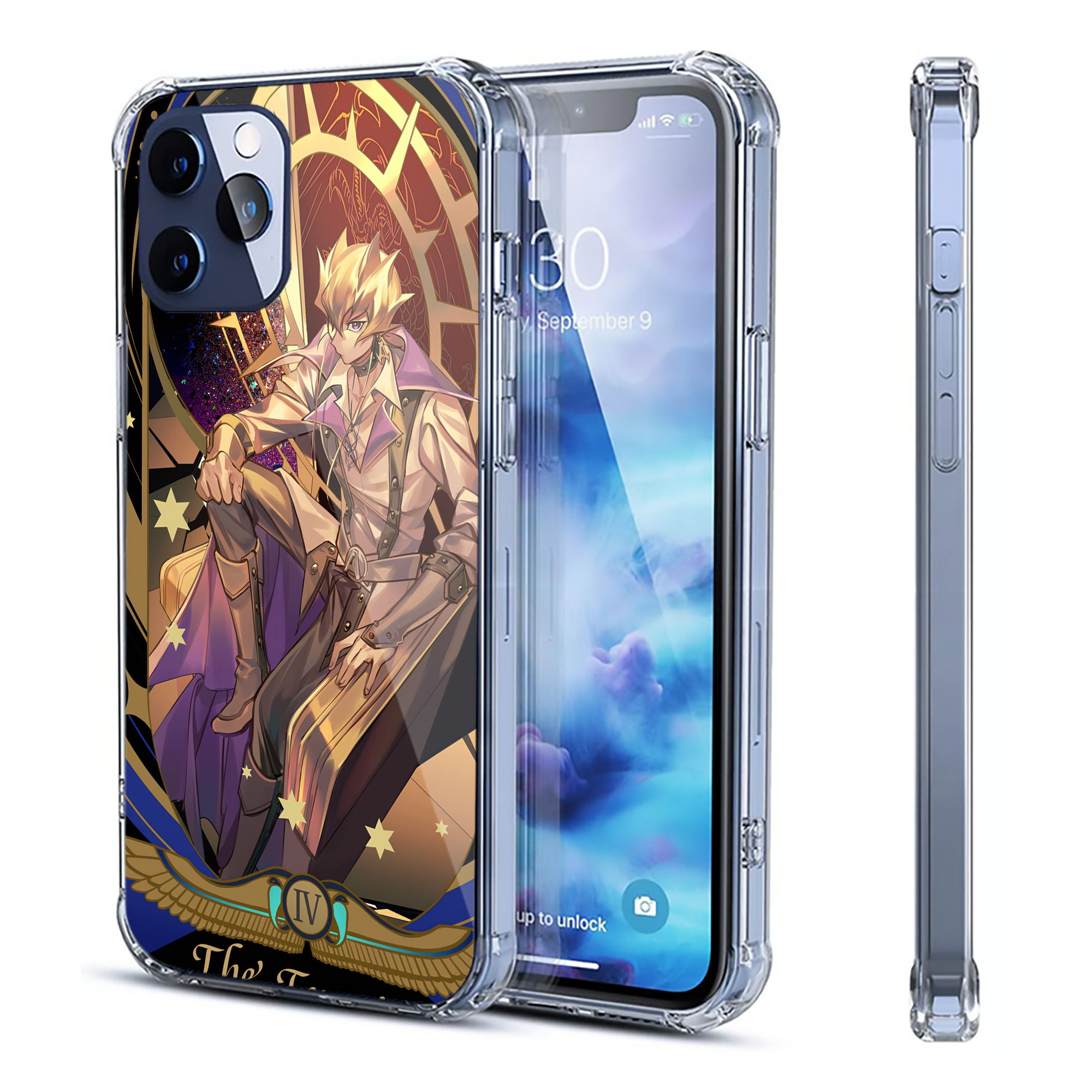 （画像用） 遊☆戯☆王 Yu-Gi-Oh! 【iPhone 12シリーズ対応】透明スマホケース（クリアソフトケース）